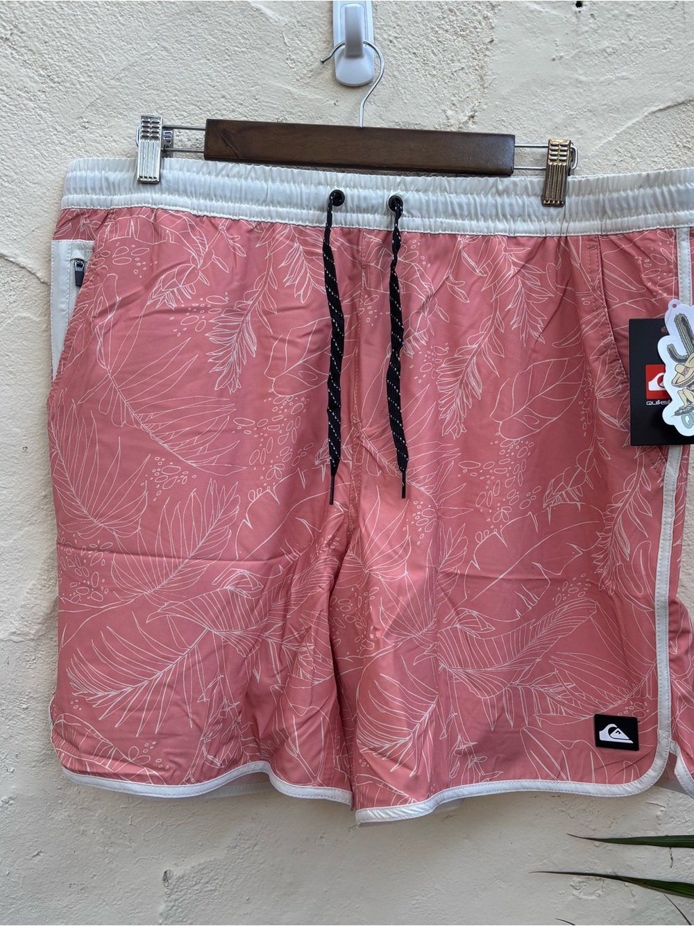 Quicksilver Men's Coral Floral Swim Trunks - Picture 2 of 12